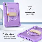 ProCase iPad Air M2/M3 ocuklar in Klf (11 in)-Purple