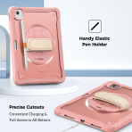 ProCase iPad Air M2/M3 ocuklar in Klf (11 in)-Pink