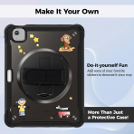 ProCase iPad Air M2/M3 ocuklar in Klf (11 in)-Black