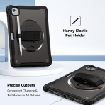 ProCase iPad Air M2/M3 ocuklar in Klf (11 in)-Black