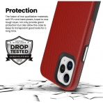 Prodigee iPhone 12 Rockee Serisi Klf (MIL-STD-810G)-Red