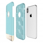 Prodigee iPhone X Fit Pro Klf (MIL-STD-810G)-Aqua Gold