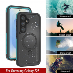 PunkCase Samsung Galaxy S25 Kickstud 2.0 Klf-Teal