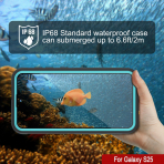 PunkCase Samsung Galaxy S25 Kickstud 2.0 Klf-Green