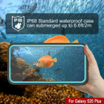 PunkCase Samsung Galaxy S25 Plus StudStar Klf-Teal