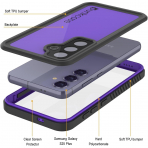 PunkCase Samsung Galaxy S25 Plus StudStar Klf-Purple