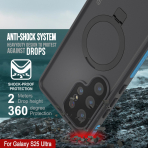 PunkCase Samsung Galaxy S25 Ultra Kickstud 2.0 Klf-Blue