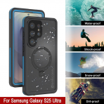 PunkCase Samsung Galaxy S25 Ultra Kickstud 2.0 Klf-Blue