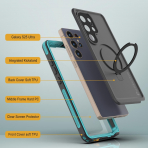 PunkCase Samsung Galaxy S25 Ultra Kickstud 2.0 Klf-Teal