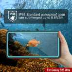 PunkCase Samsung Galaxy S25 Ultra Kickstud 2.0 Klf-Teal
