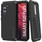 Punkcase Armor Serisi Galaxy S23 Plus Darbeye Dayankl Klf (MIL-STD-810G)-Black