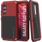 Punkcase Armor Serisi Galaxy S23 Plus Darbeye Dayankl Klf (MIL-STD-810G)-Red
