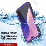 Punkcase iPhone 16 Su Geirmez Extreme Mag Klf -Purple