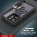 Punkcase Extreme Mag Serisi iPhone 14 Pro Su Geirmez Klf 