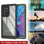 Punkcase Extreme Serisi Galaxy Note 20 Ultra Su Geirmez Klf -Light Green
