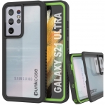 Punkcase Extreme Serisi Galaxy S21 Ultra Su Geirmez Klf-Light Green