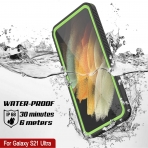 Punkcase Extreme Serisi Galaxy S21 Ultra Su Geirmez Klf-Light Green