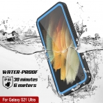 Punkcase Extreme Serisi Galaxy S21 Ultra Su Geirmez Klf-Light Blue