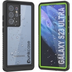 Punkcase Extreme Serisi Galaxy S23 Ultra Su Geirmez Klf -Light Green