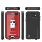 Punkcase Galaxy Note 5 Su Geirmez Klf (MIL-STD-810G)-Red