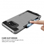 Punkcase Samsung Note 5 Slot Serisi Armor Kapak Klf (MIL-STD-810G)-Grey