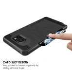 Punkcase Samsung Note 5 Slot Serisi Armor Kapak Klf (MIL-STD-810G)-Black