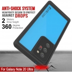 Punkcase StudStar Serisi Galaxy Note 20 Ultra Su Geirmez Klf -Light Blue