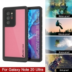 Punkcase StudStar Serisi Galaxy Note 20 Ultra Su Geirmez Klf -Pink