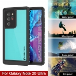 Punkcase StudStar Serisi Galaxy Note 20 Ultra Su Geirmez Klf -Teal