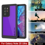 Punkcase StudStar Serisi Galaxy Note 20 Ultra Su Geirmez Klf -Purple