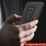 Punkcase StudStar Serisi Galaxy Note 20 Ultra Su Geirmez Klf -Black