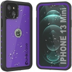 Punkcase StudStar Serisi iPhone 13 Mini Su Geirmez Klf-Purple