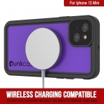 Punkcase StudStar Serisi iPhone 13 Mini Su Geirmez Klf-Purple
