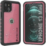 Punkcase StudStar Serisi iPhone 13 Mini Su Geirmez Klf-Pink