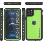 Punkcase StudStar Serisi iPhone 13 Pro Max Su Geirmez Klf-Light Green
