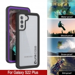 Punkcase Ultimato Serisi Galaxy S22 Plus Su Geirmez Klf-Purple