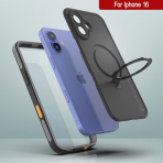 Punkcase iPhone 16 Su Geirmez Kickstud 2.0 Klf-Grey