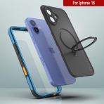 Punkcase iPhone 16 Su Geirmez Kickstud 2.0 Klf-Blue