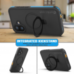 Punkcase iPhone 16 Su Geirmez Kickstud 2.0 Klf-Blue