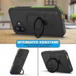 Punkcase iPhone 16 Su Geirmez Kickstud 2.0 Klf-Green