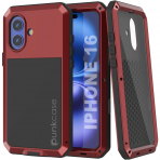 Punkcase iPhone 16 Su Geirmez Klf-Red