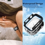 QCKANLJ Apple Watch 9 45mm Bumper Klf-Black