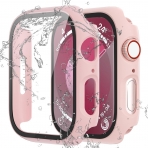 QCKANLJ Apple Watch 9 Su Geirmez Bumper Klf(45mm)-Pink