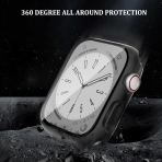 QCKANLJ Apple Watch 9 45mm Bumper Klf-Transparent 