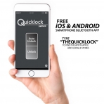Quicklock Bluetooth RFiD Akll Kilit-Red