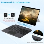 Qulose Surface Pro 9/8/X Uyumlu Klavye