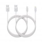 RAVPower Apple Lightning to USB Kablo (2 Adet)-White