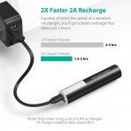 RAVPower Luster Mini Tanabilir Batarya (3350 mAh)-Black