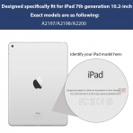 ROARTZ iPad Kalem Bölmeli Kılıf (10.2 inç) (7.Nesil)-Metallic Magenta