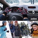 RYMNT Su Geirmez Dokunmatik Ekran Termal Eldiven 